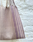 Hand Woven - Las Rayas Tote - Heather