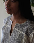 La Xantal - Cotton Embroidered Blouse - Made in Oaxaca