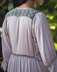 El Quetzal Dress - Light Grey