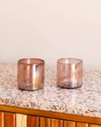 Amethyst Lustre Glass Tumbler - 2 sizes