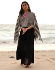 Capa Cebra Poncho - Hand Woven from 100% Cotton