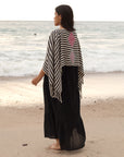 Capa Cebra Poncho - Hand Woven from 100% Cotton