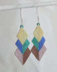 ēska askī x LUZ Collection - Beaded Earrings Japanese Glass Seed Beads - Tsi kwari
