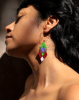 ēska askī x LUZ Collection - Native American Hand Beaded Earrings - Feast