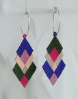 ēska askī x LUZ Collection - Native American Hand Beaded Earrings - Berry Season