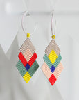 ēska askī x LUZ Collection - Native American Hand Beaded Earrings - Sundance