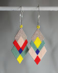 ēska askī x LUZ Collection - Native American Hand Beaded Earrings - Sundance