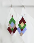 ēska askī x LUZ Collection - Native American Hand Beaded Earrings - Feast