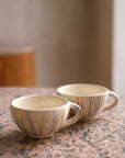 Flat White Mug - 8 oz Coffee Cup - Made in Oaxaca