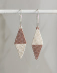 Native American - Wixárika Beaded Earrings Japanese Glass Seed Beads