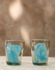 Stacking Cloud Glass Tumbler - Turquoise - 10 ounces - 300 ml