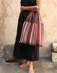 Hand Woven - Las Rayas Tote - NEW COLOUR - El Otoño