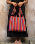 Hand Woven - Las Rayas Tote - La Primavera