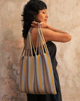 Hand Woven - Las Rayas Tote - Lost Coast