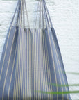 Hand Woven - Las Rayas Tote - Slate