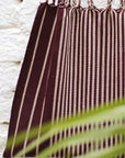 Hand Woven - Las Rayas Tote - Vino Tinto