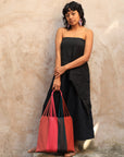 Hand Woven - Las Rayas Tote - Playa