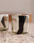 Hand Blown Negra Glass Tumbler - 8 ounces - 250 ml