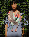 Indigenous - Maya Made - Hand Woven Cotton Scarf - Pistache