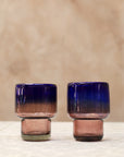 Ombré Stacking Glass Tumbler - Dusk - 10 ounces - 300 ml