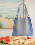 Hand Woven - Las Rayas Tote - Flor