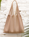Hand Woven - Las Rayas Tote - Dune