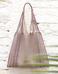 Hand Woven - Las Rayas Tote - Heather
