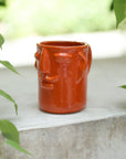 Manny Mug - Orange - 10 Ounce Coffee Cup - Made in Oaxaca