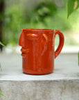 Manny Mug - Orange - 10 Ounce Coffee Cup - Made in Oaxaca
