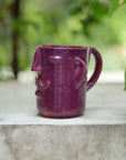 Manny Mug - Purple - 10 Ounce Coffee Cup - Made in Oaxaca