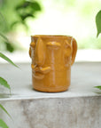 Manny Mug - Yellow - 10 Ounce Coffee Cup - Made in Oaxaca