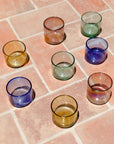 Small Glass Tumbler - 4 Colours - 6 ounces - 175 ml