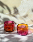Amarosa Glass - Set of 2 - Hand blown - 2 Sizes