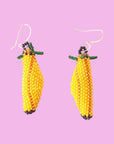 Indigenous - Maya Made - Beaded Shrimp Earrings