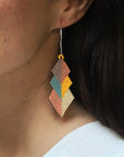 ēska askī x LUZ Collection - Beaded Earrings Japanese Glass Seed Beads - Tu'uri xúkwiri