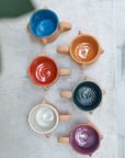Mini Manny Mug - Orange - Made in Oaxaca