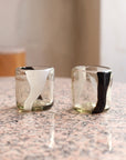 Hand Blown Negra Glass Tumbler - 8 ounces - 250 ml