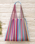 Hand Woven - Las Rayas Tote - Nubes
