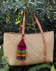 La Favorita - Hand Woven From Natural Palm - Leather Straps - Now 40% Off