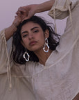 Silver Earrings - Together