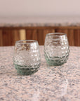 Textured Glass Tumbler - 8 ounces - 250ml