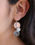 Silver Earrings - Trio