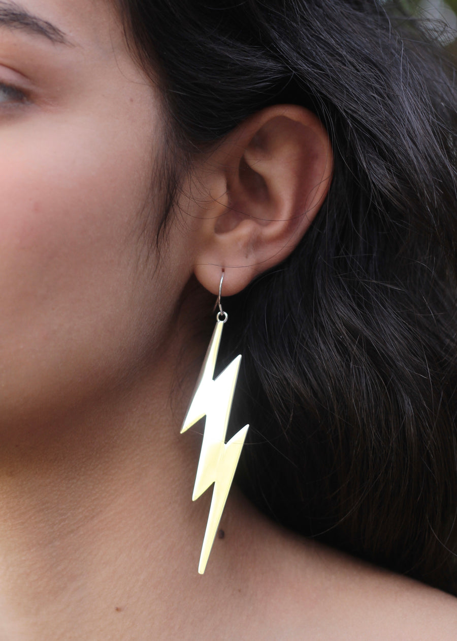 Silver Earrings - Electric