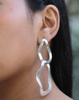 Silver Earrings - Together