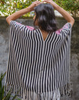 Capa Cebra Poncho - Hand Woven from 100% Cotton