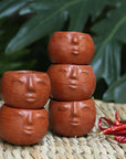 Las Caritas Cups - Barro Rojo - Made in Oaxaca - Mezcal Cups