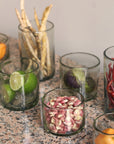 Hand Blown Clear Glass Tumblers - 3 sizes - 6oz - 8oz - 12oz