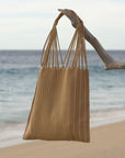 Hand Woven - Las Rayas Tote - Dune