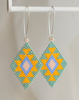 ēska askī x LUZ Collection - Native American Hand Beaded Earrings