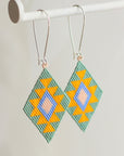 ēska askī x LUZ Collection - Native American Hand Beaded Earrings